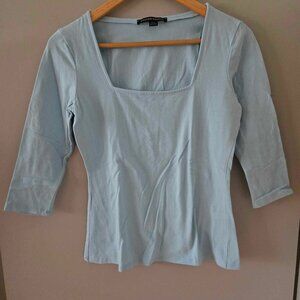 Boston Proper Tee Top Blue